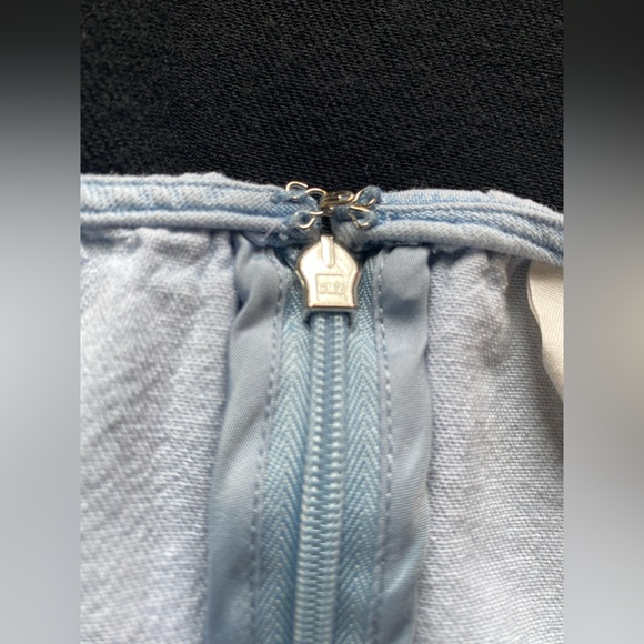 Universal Thread Indigo One Piece Cropped Bell Bottom Romper Jumpsuit! Size XS. - Picture 4 of 11